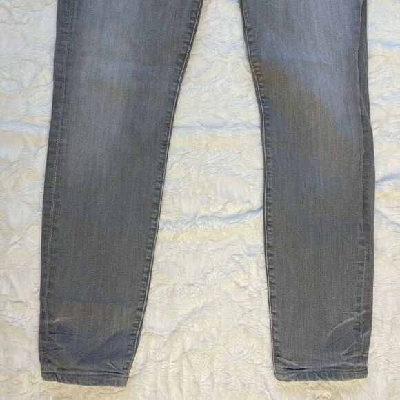 7 For All Mankind Gray Embellished Skinny Jean - Women’s 32 - Picture 3 of 9